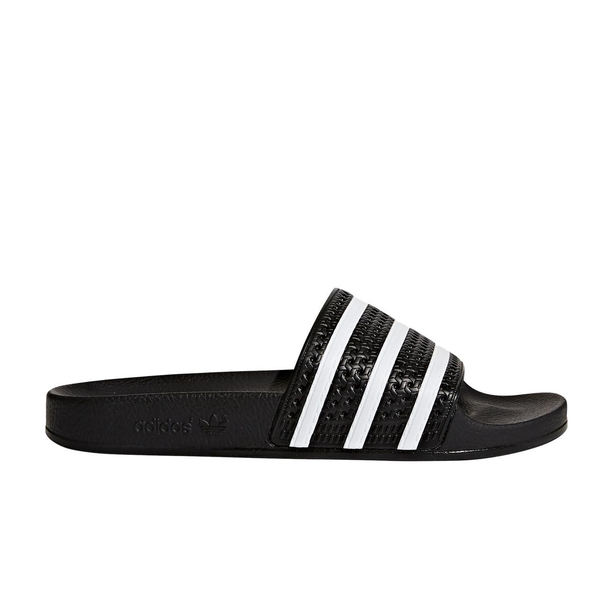 Adilette Black White Curious Skateshop
