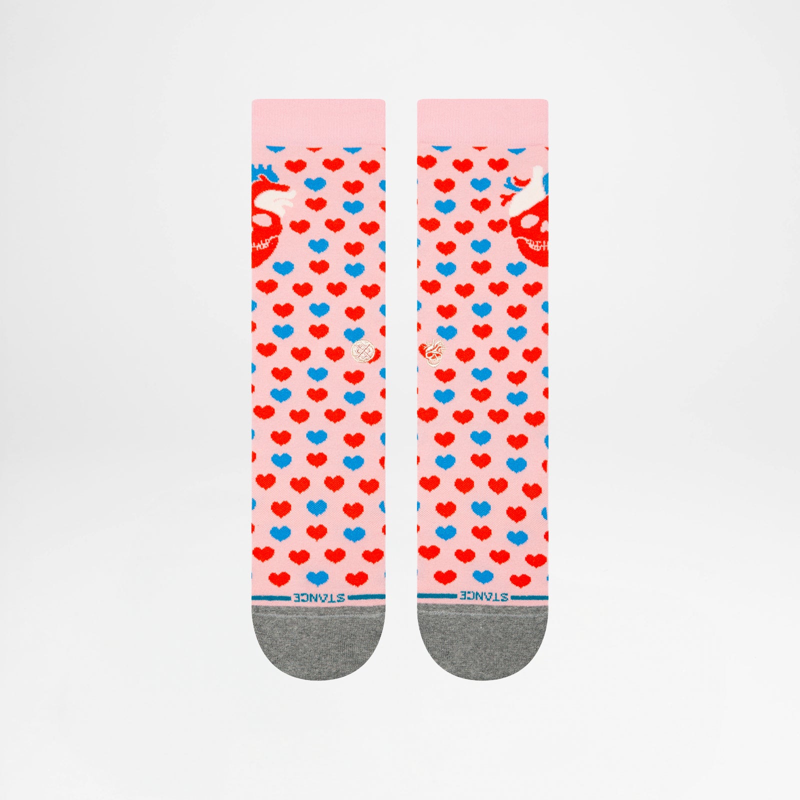 Hearted Crew Pink