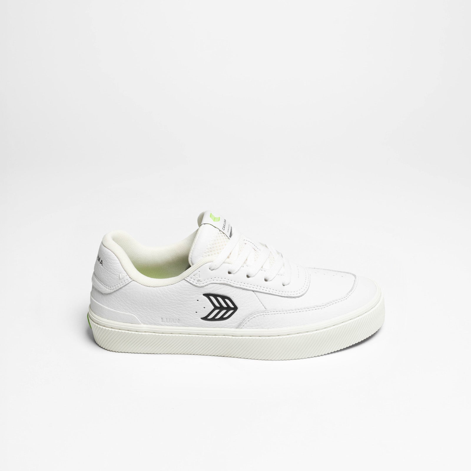 Luan Pro Premium Leather White Black