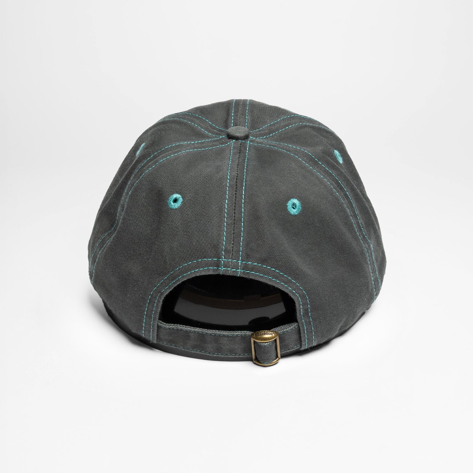 Rounded Logo 6 Panel Cap Black