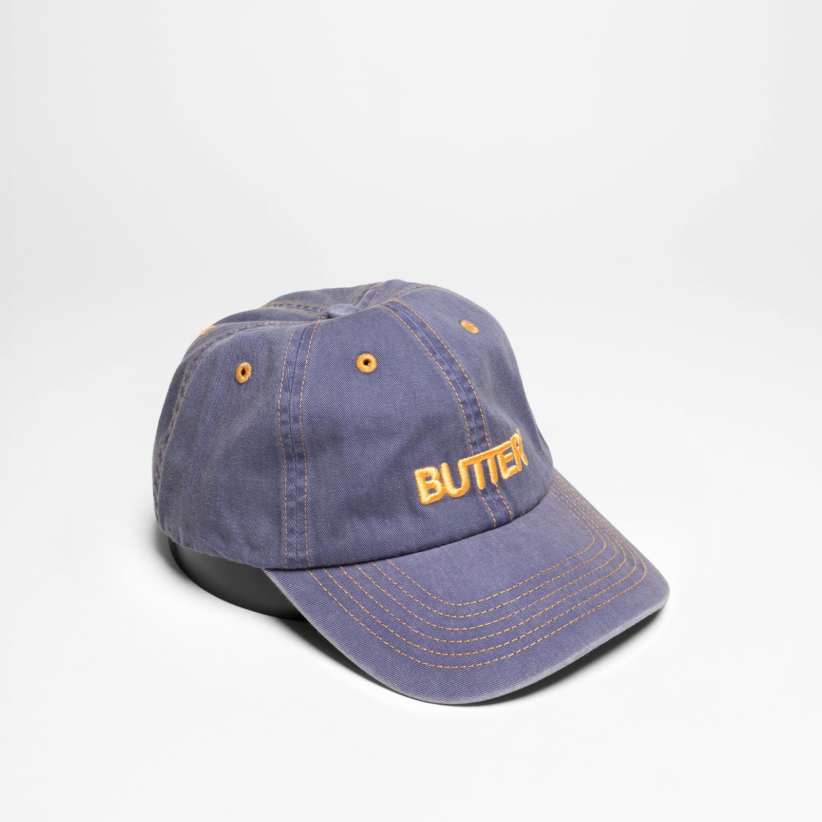 Rounded Logo 6 Panel Cap Purple