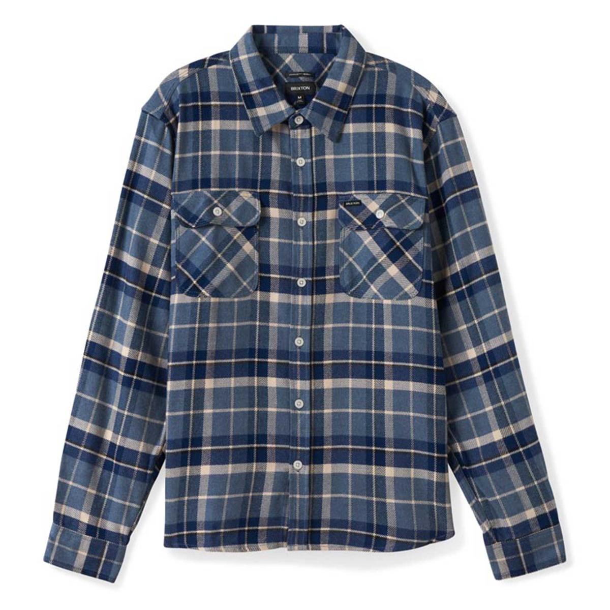Bowery Flannel Flint Blue
