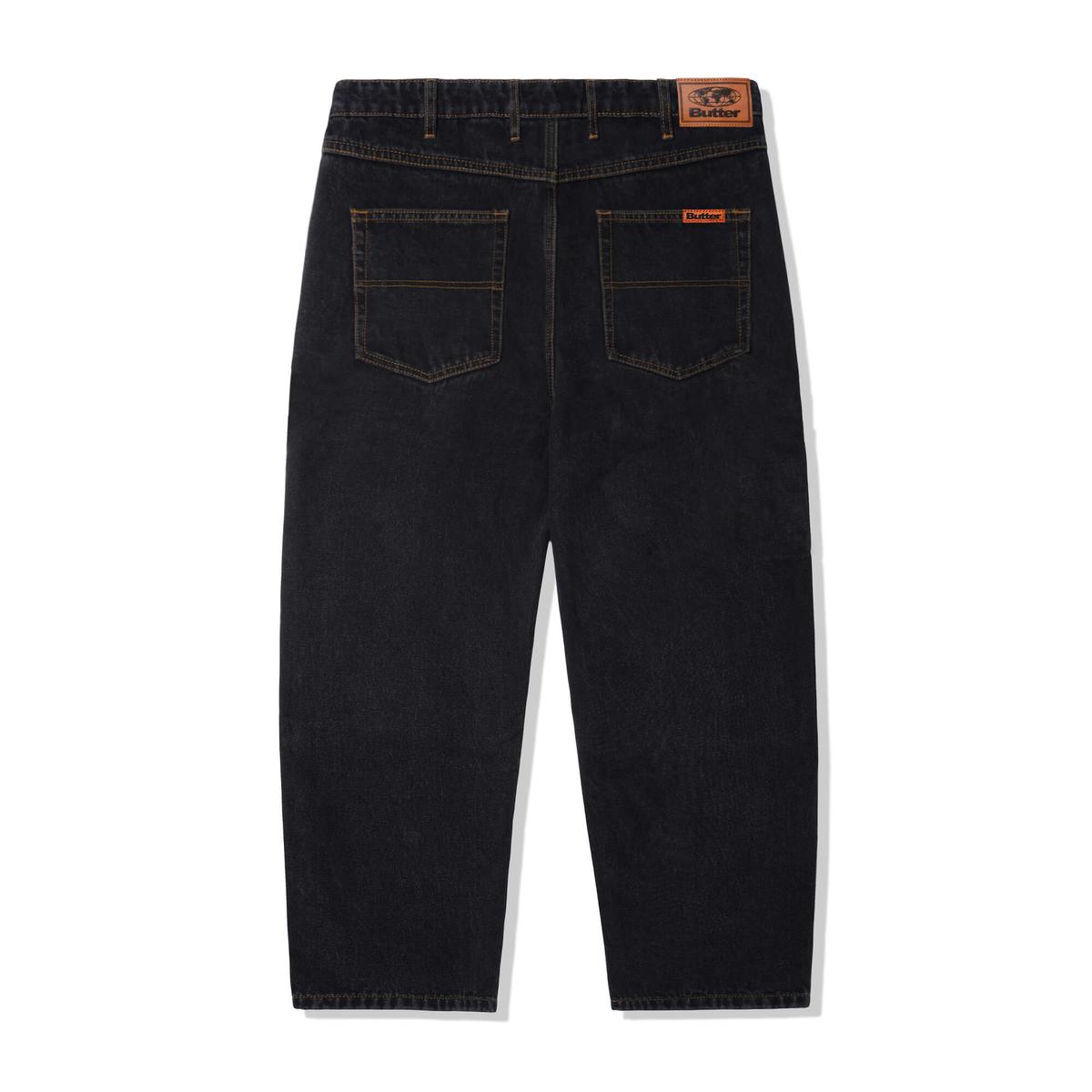 Baggy Denim Washed Black