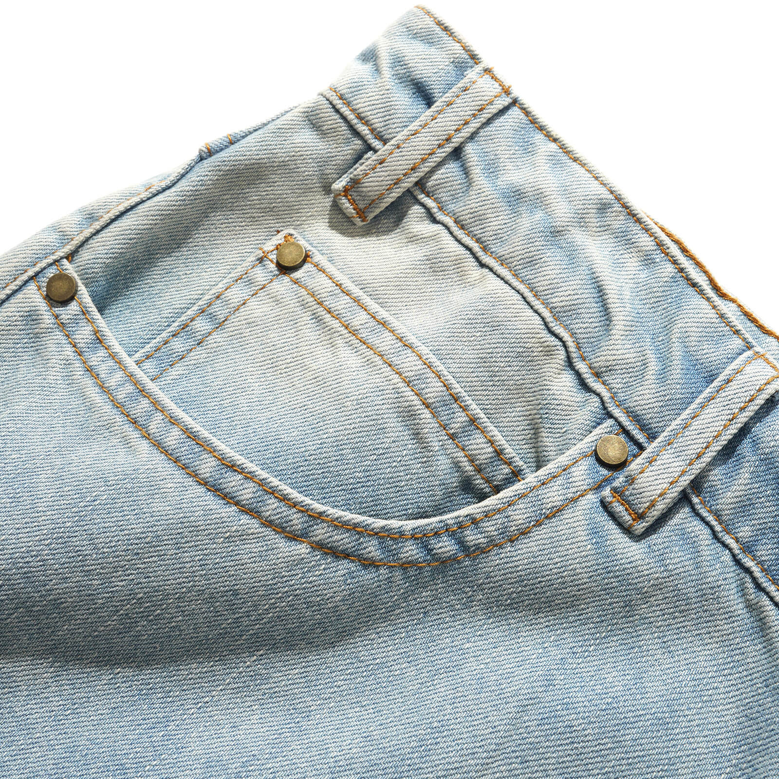 Straight Leg Distressed Light Blue
