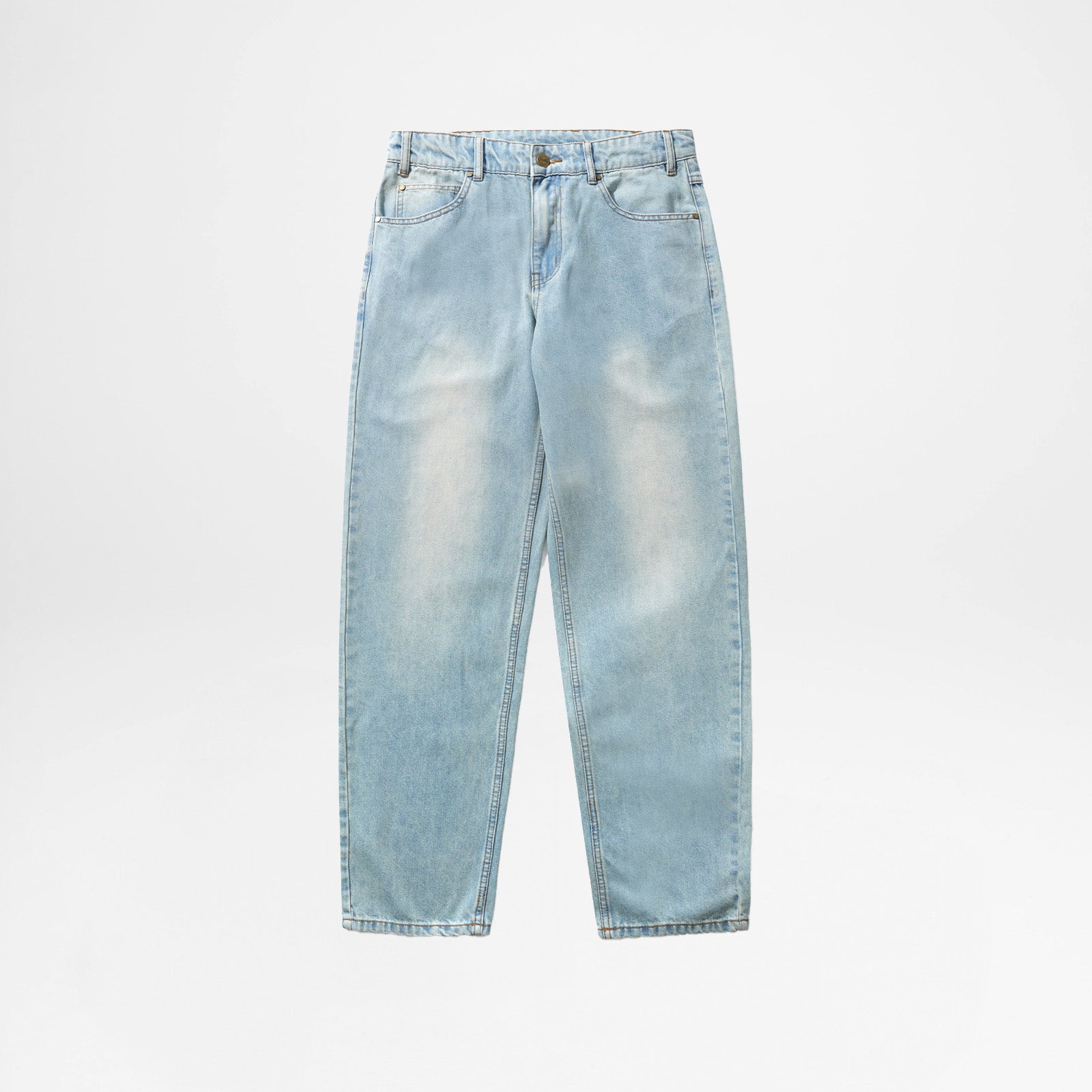 Straight Leg Distressed Light Blue