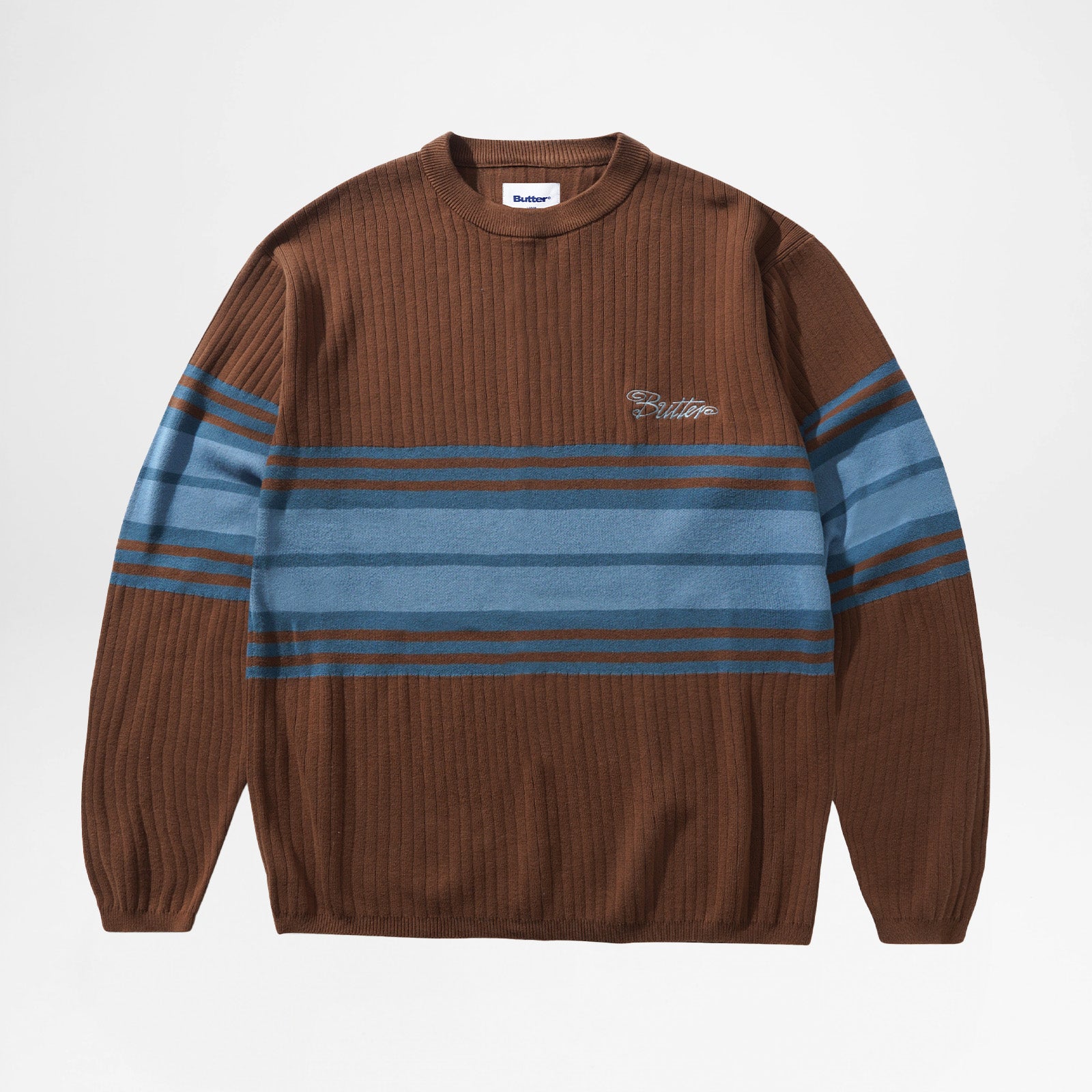 Crest Knit Brown
