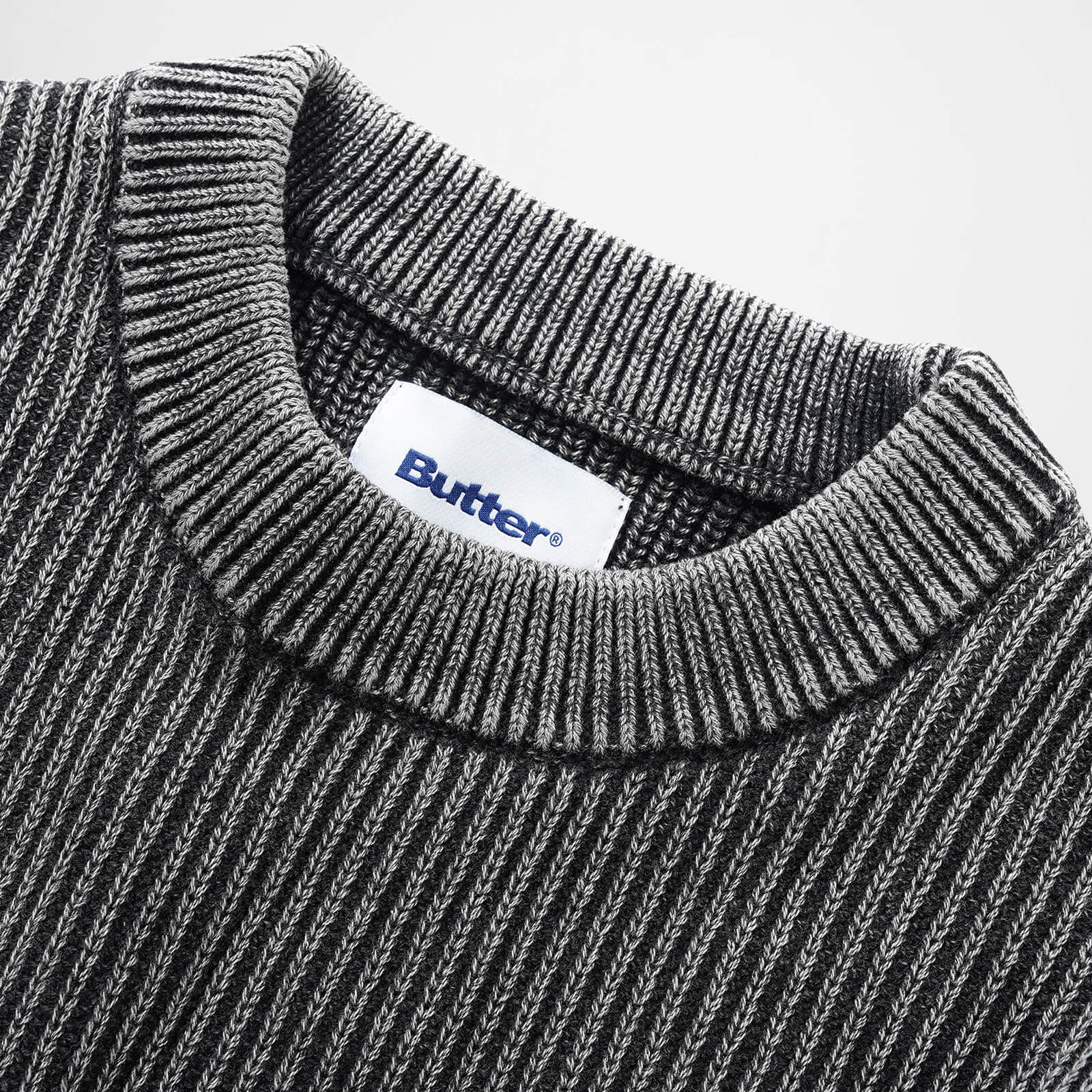 Bleach Knit Black