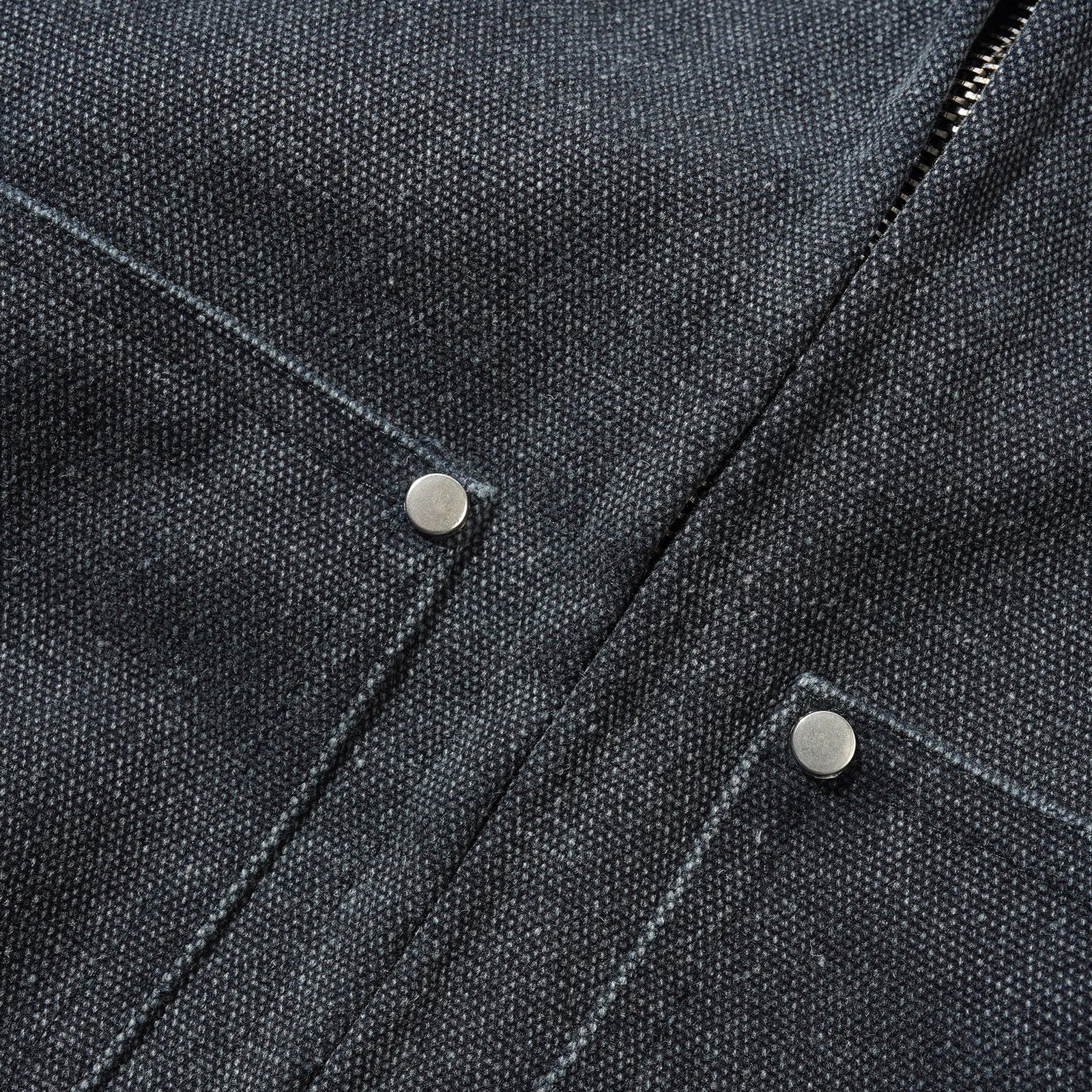 Davide Work Jacket Washed Black