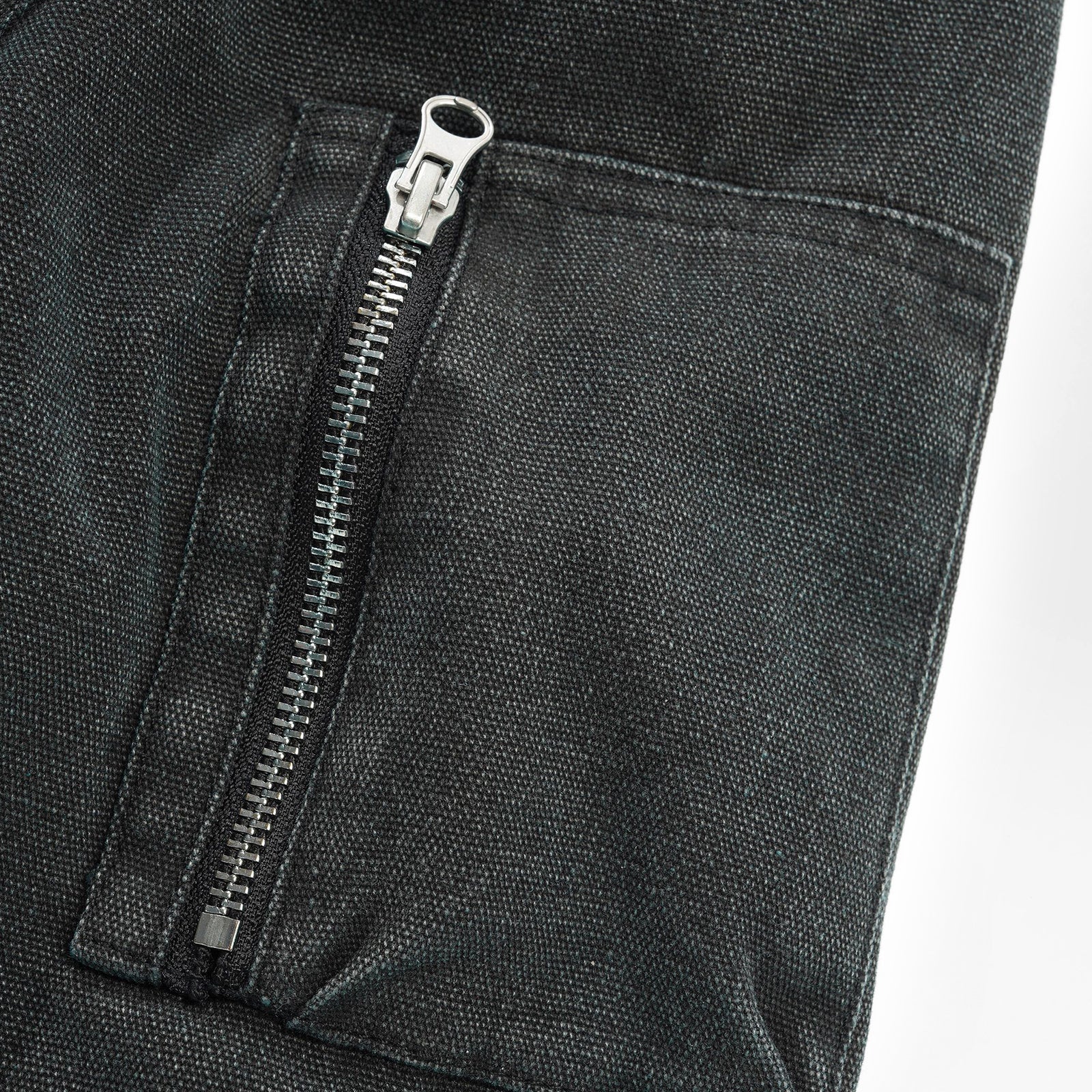 Davide Work Jacket Washed Black