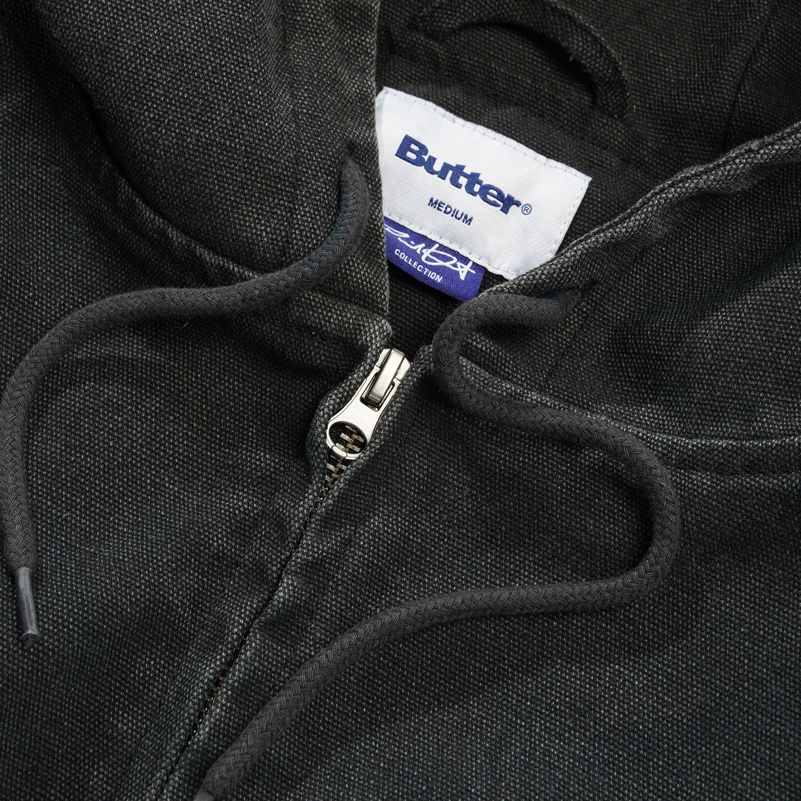 Davide Work Jacket Washed Black