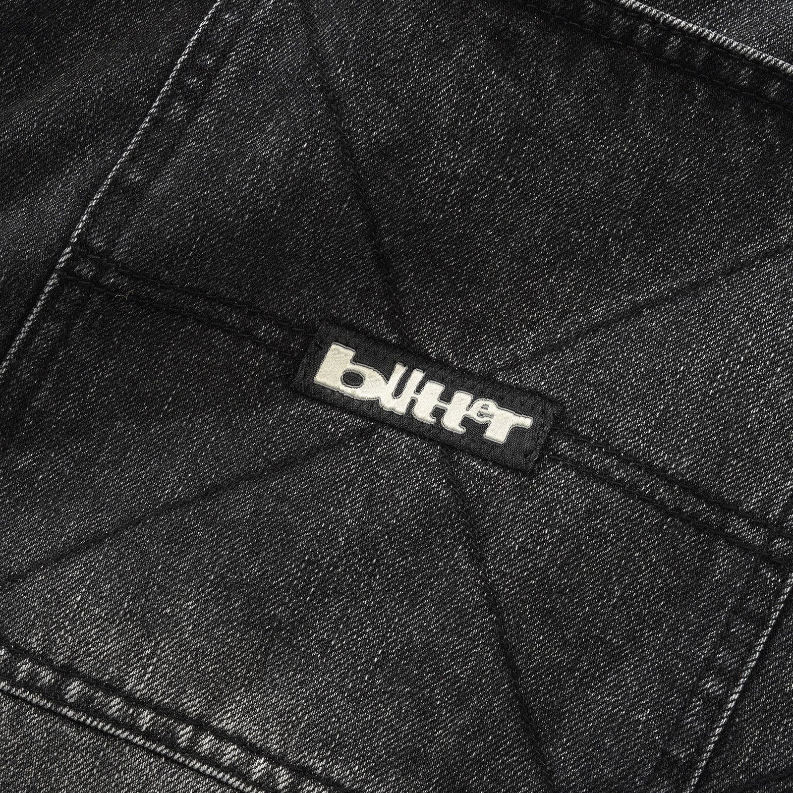 Stitch Denim Jeans Distressed Grey