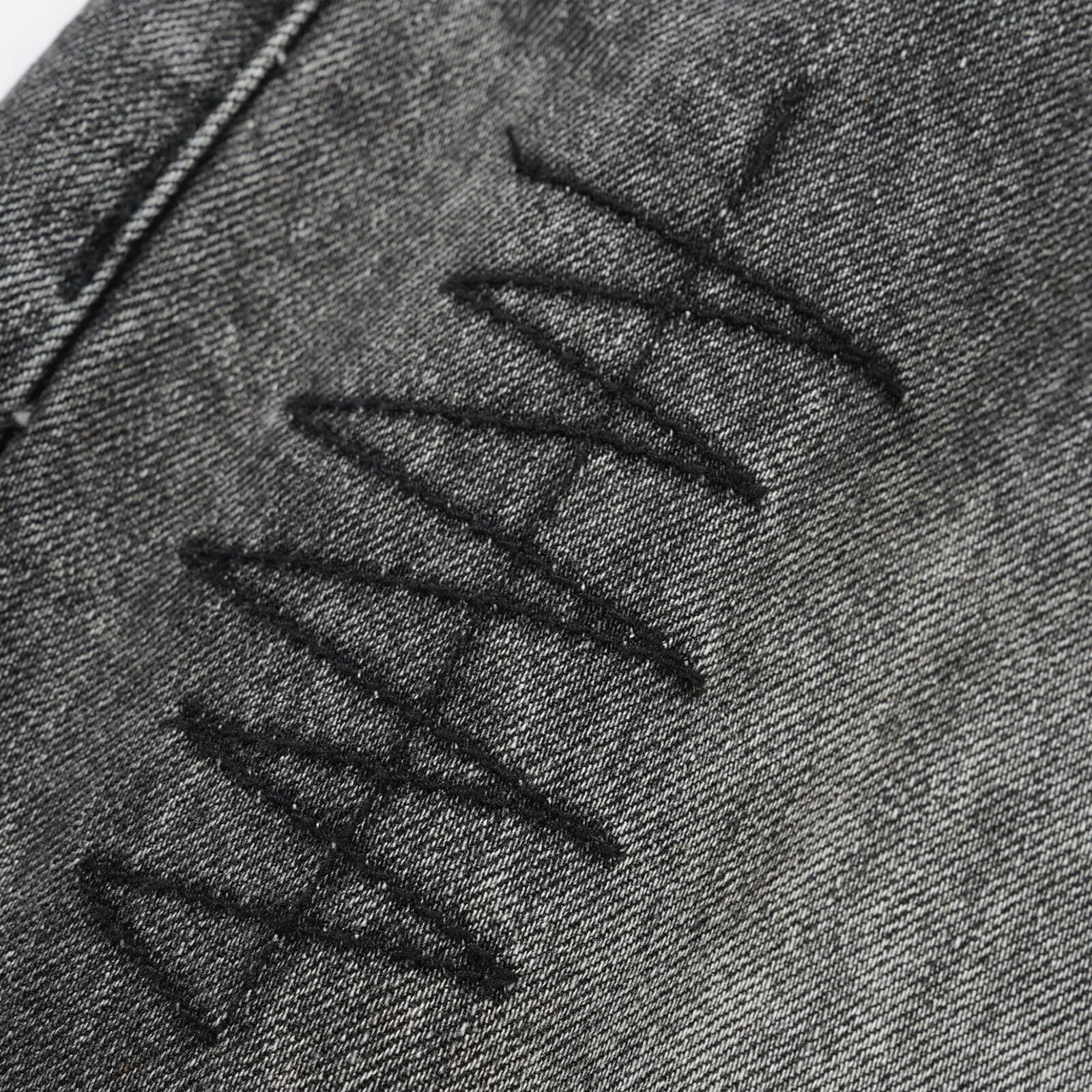 Stitch Denim Distressed Grey