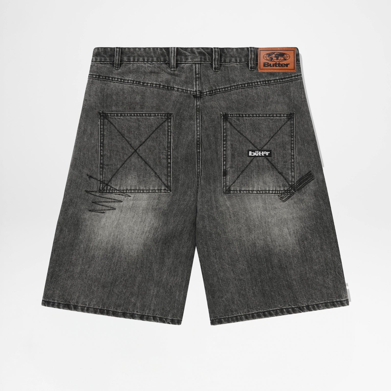 Stitch Denim Distressed Grey
