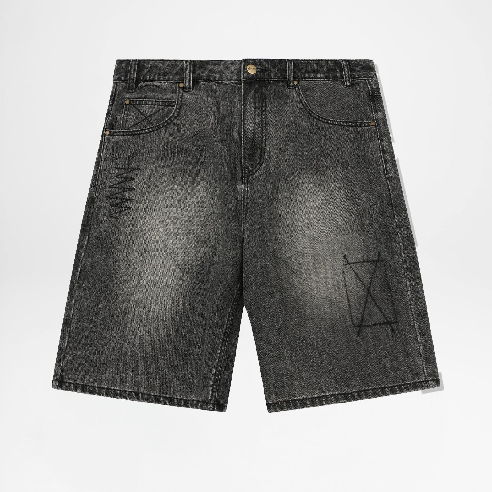 Stitch Denim Distressed Grey