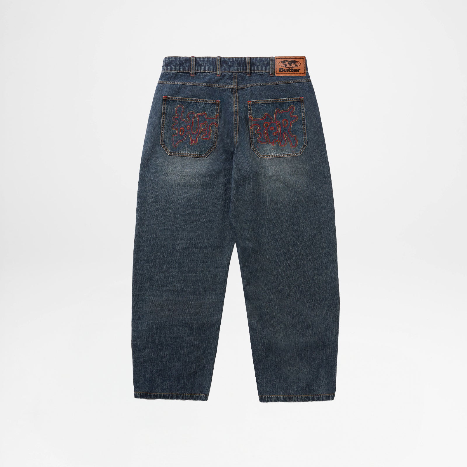 Blotch Denim Streaky Navy
