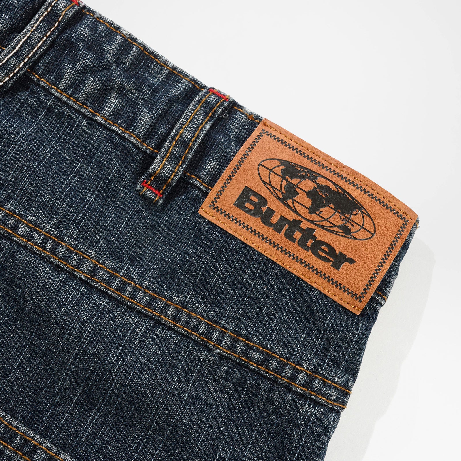 Blotch Denim Streaky Navy