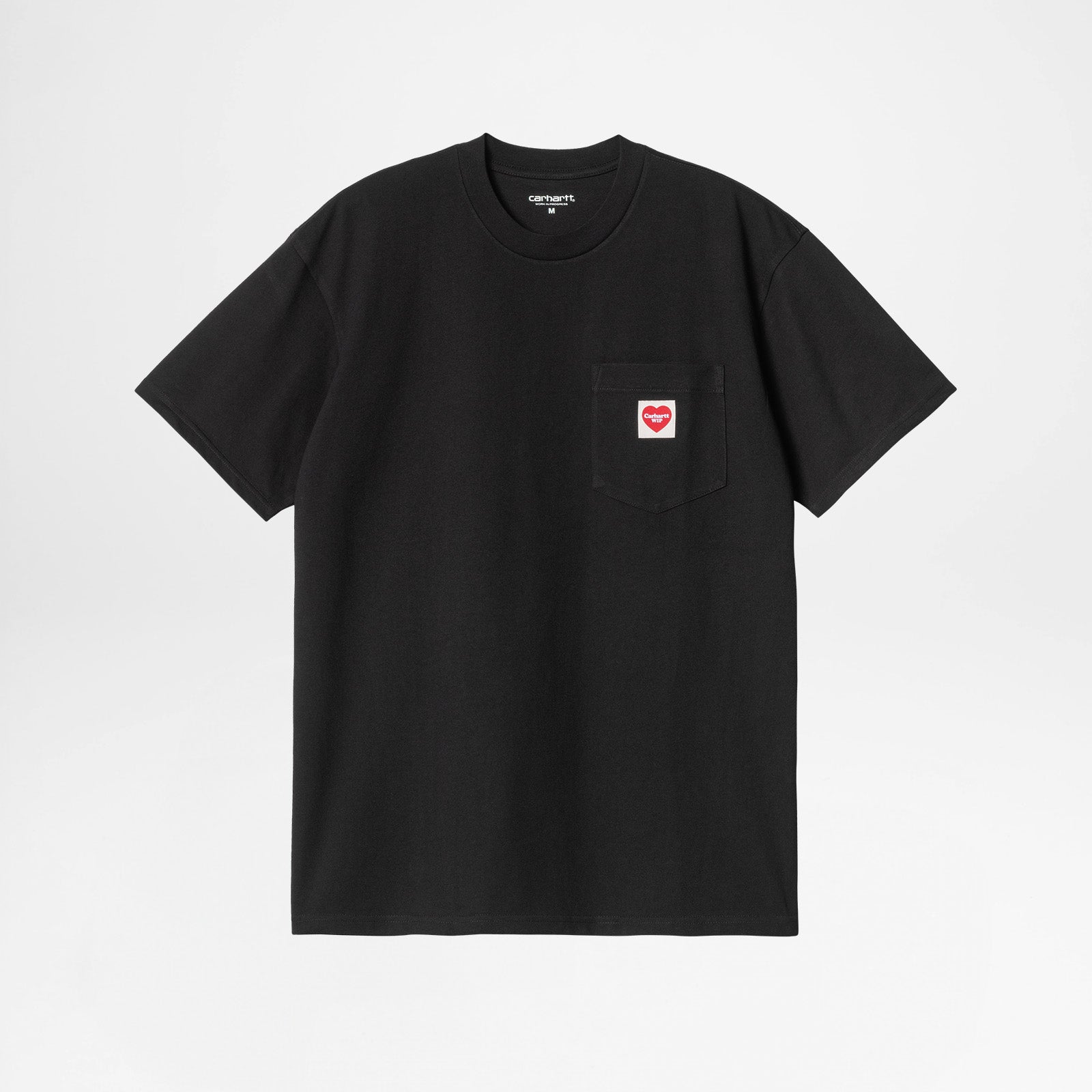 Pocket Heart Black Red