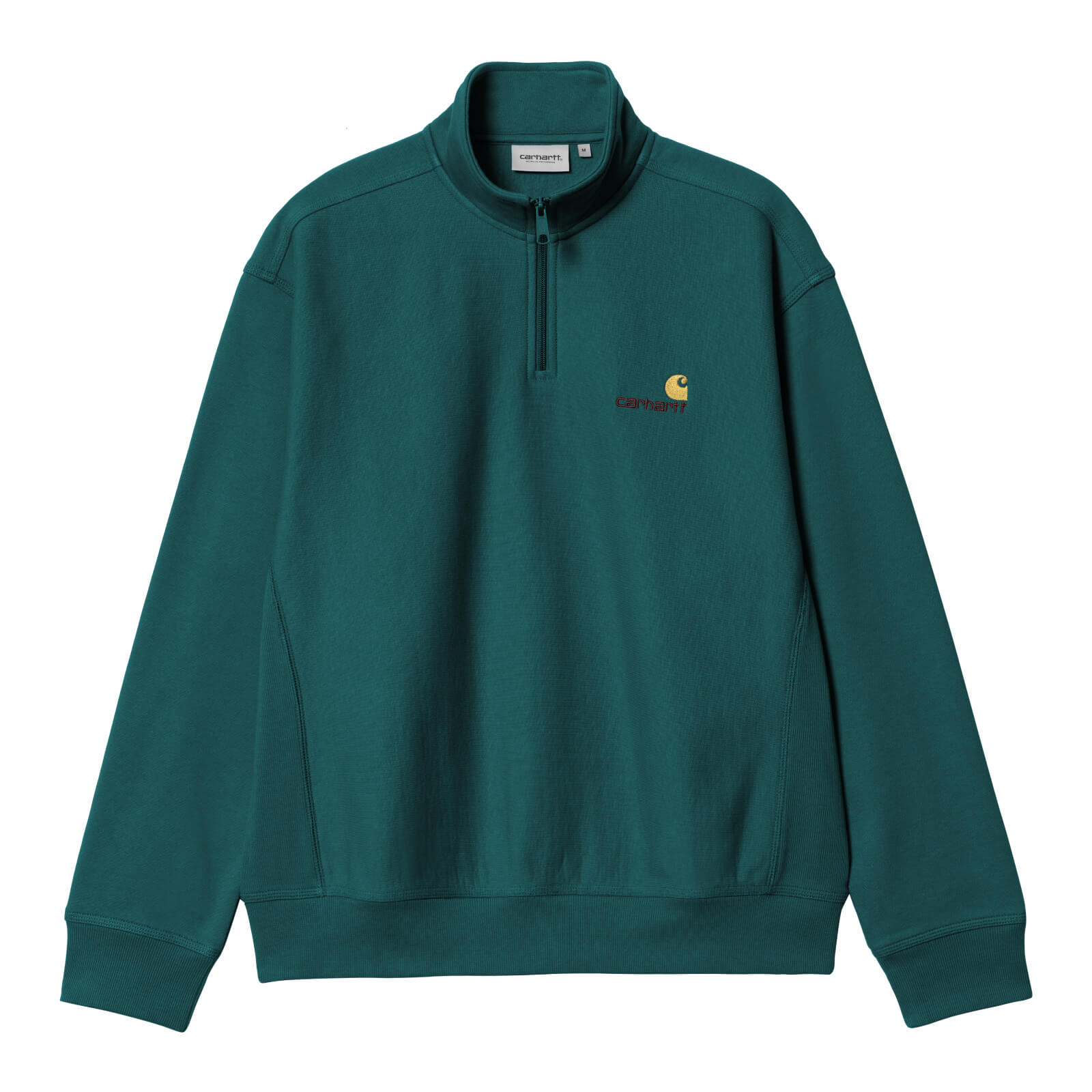 Half Zip American Script Sweat Malachite