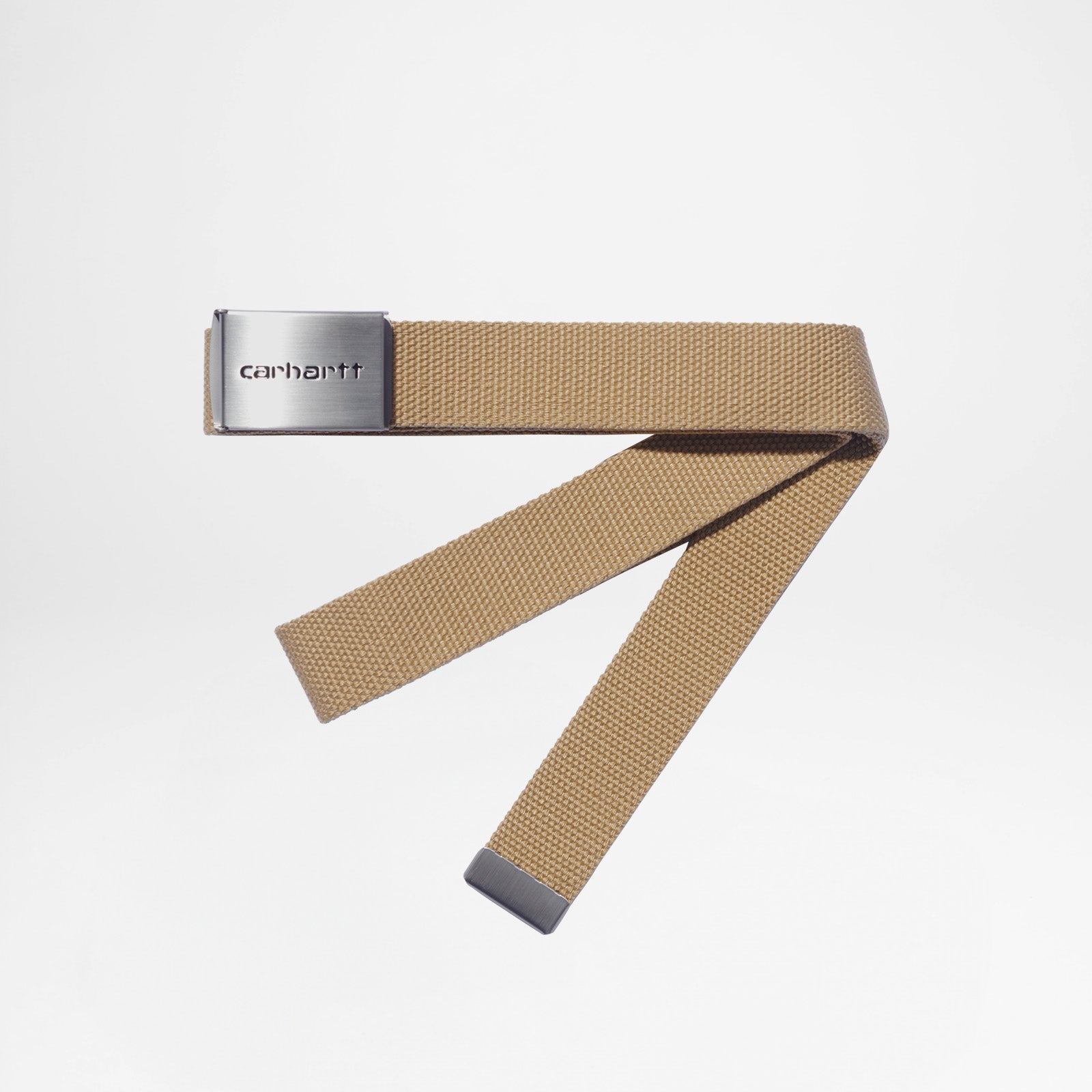 Clip Belt Chrome Dusty Heather Brown
