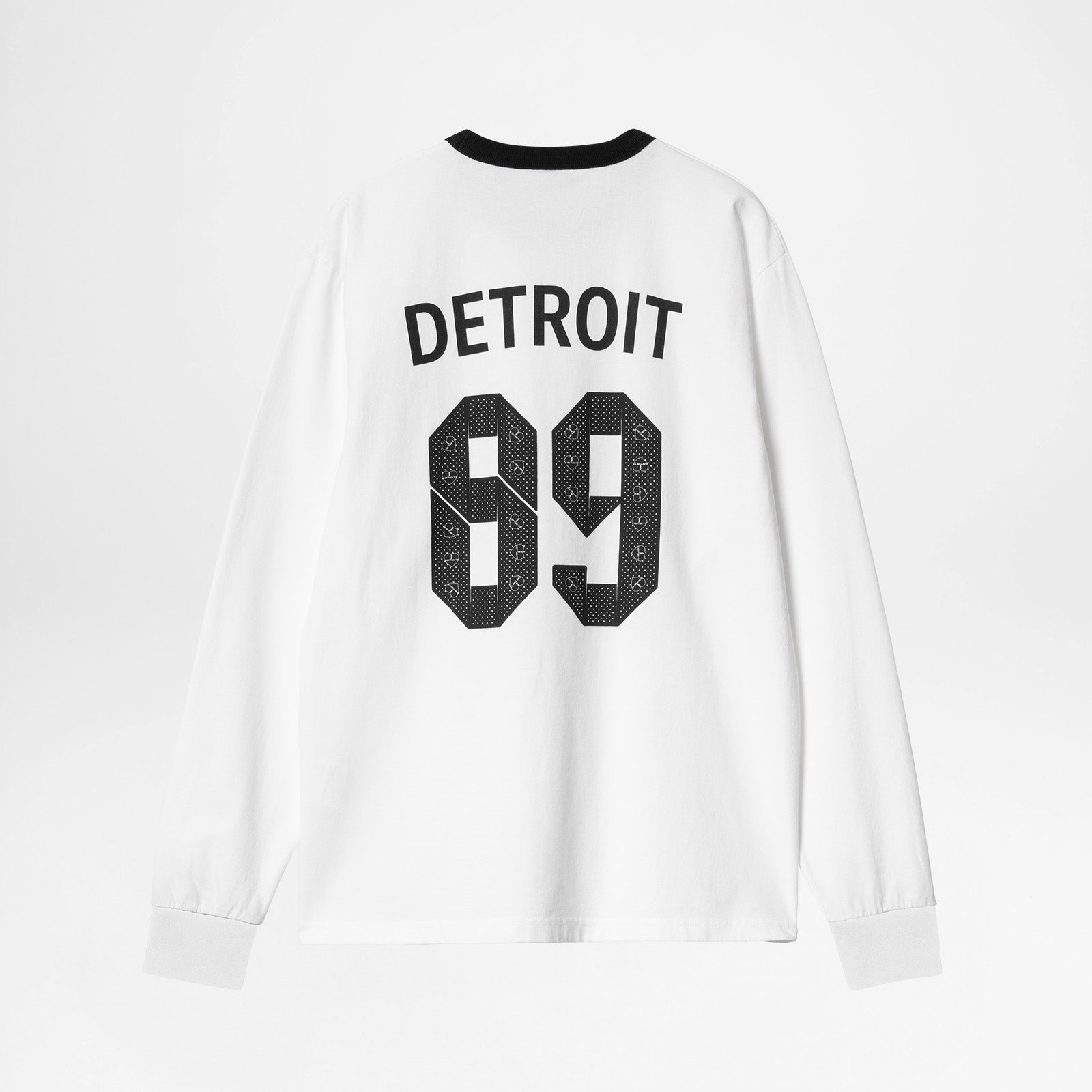 L/S 89 Ringer White / Black heavy enzyme wash