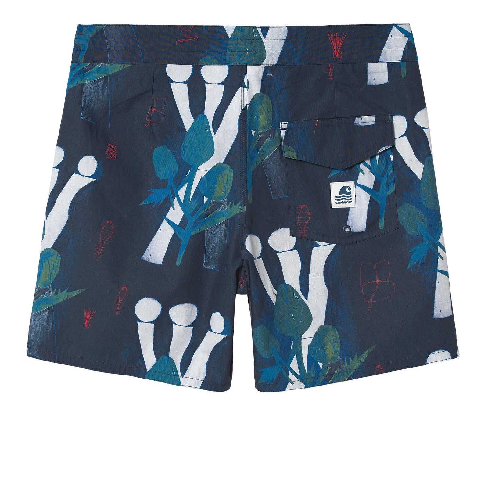 Shaka Swim Trunk Tom Krol Flowers Midnight
