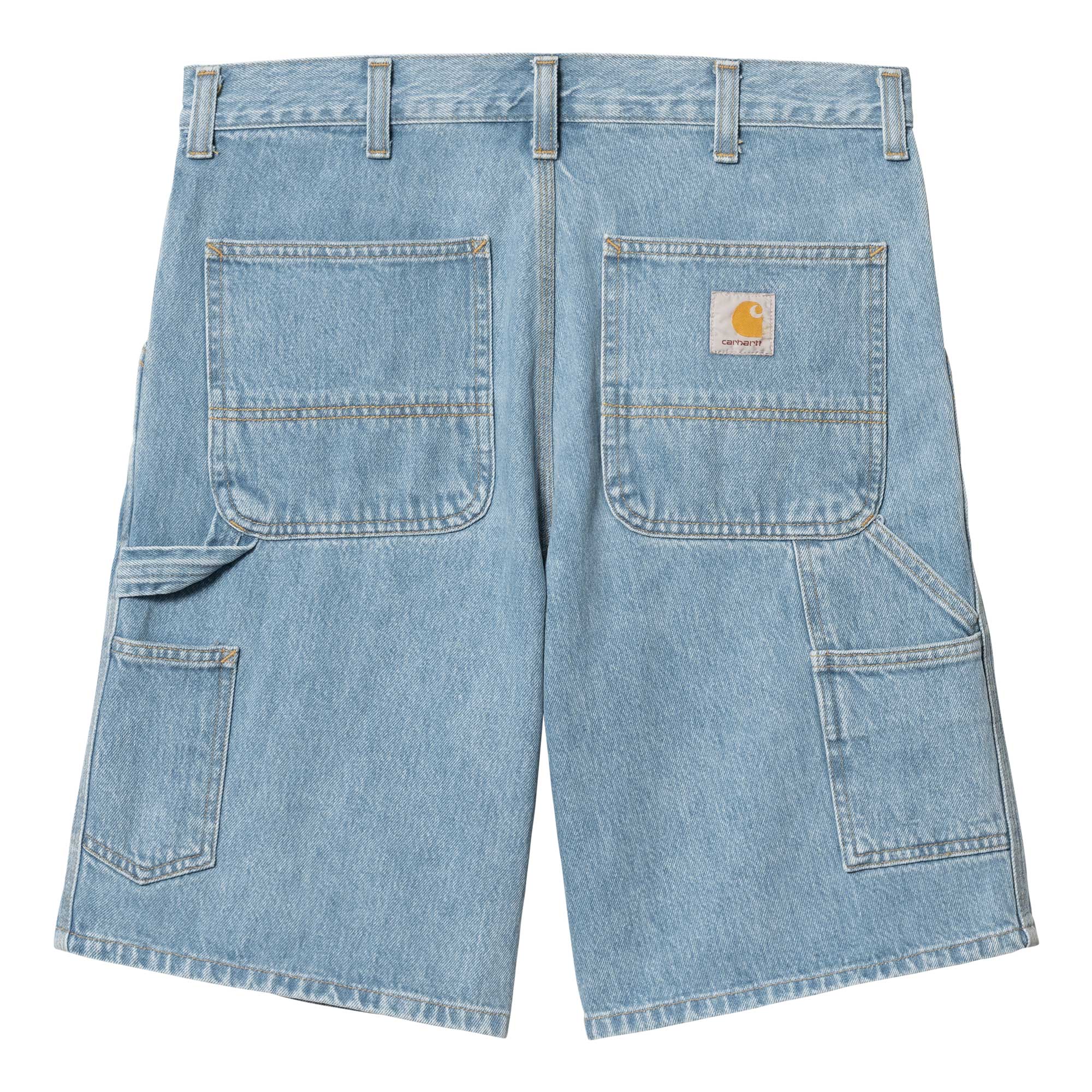 Single Knee Blue heavy stone Bleach