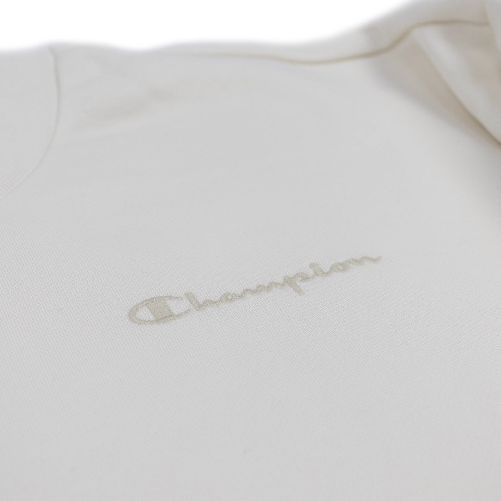Girls Crewneck Croptop Sweat Eco Future White