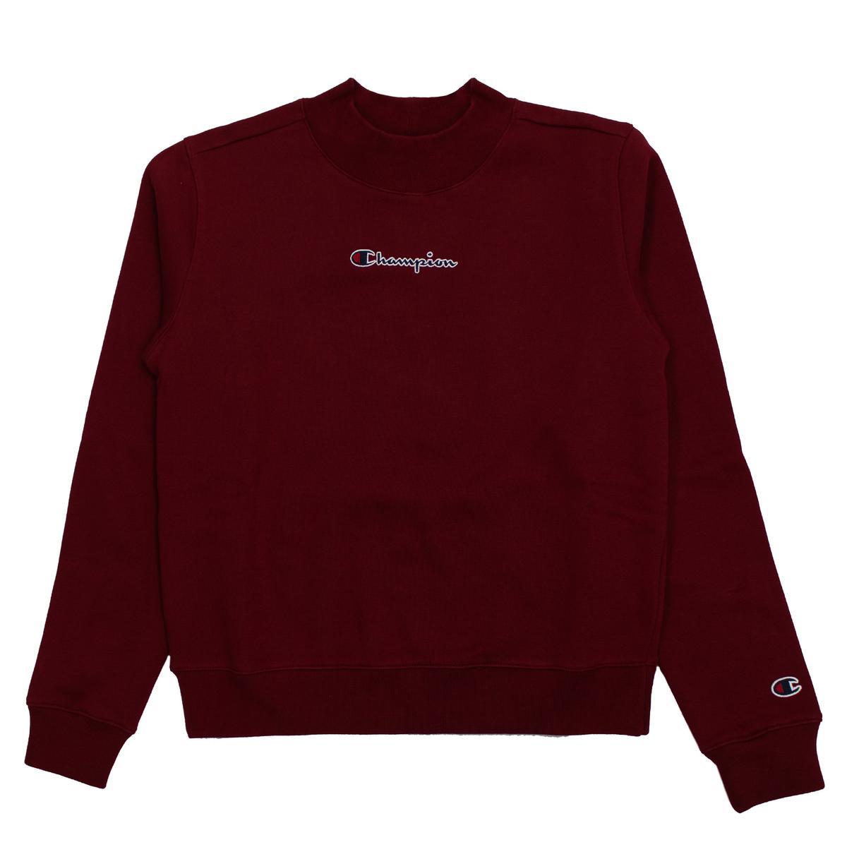 Girls Champion Crewneck Oxblood