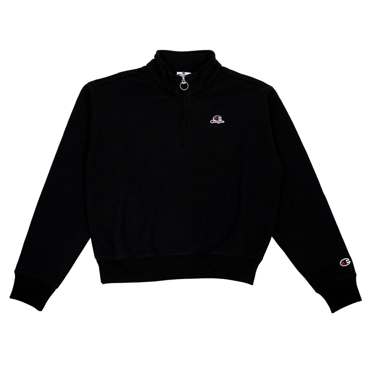 Girls Half Zip  Black
