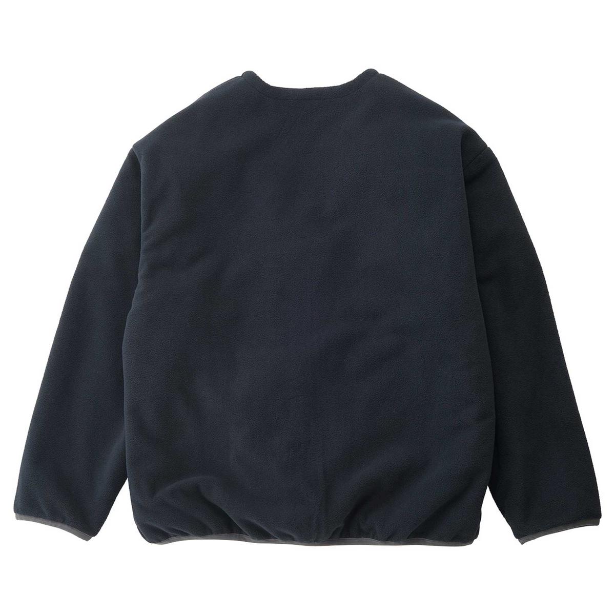 Reversible Fleece Cardigan Dark Navy