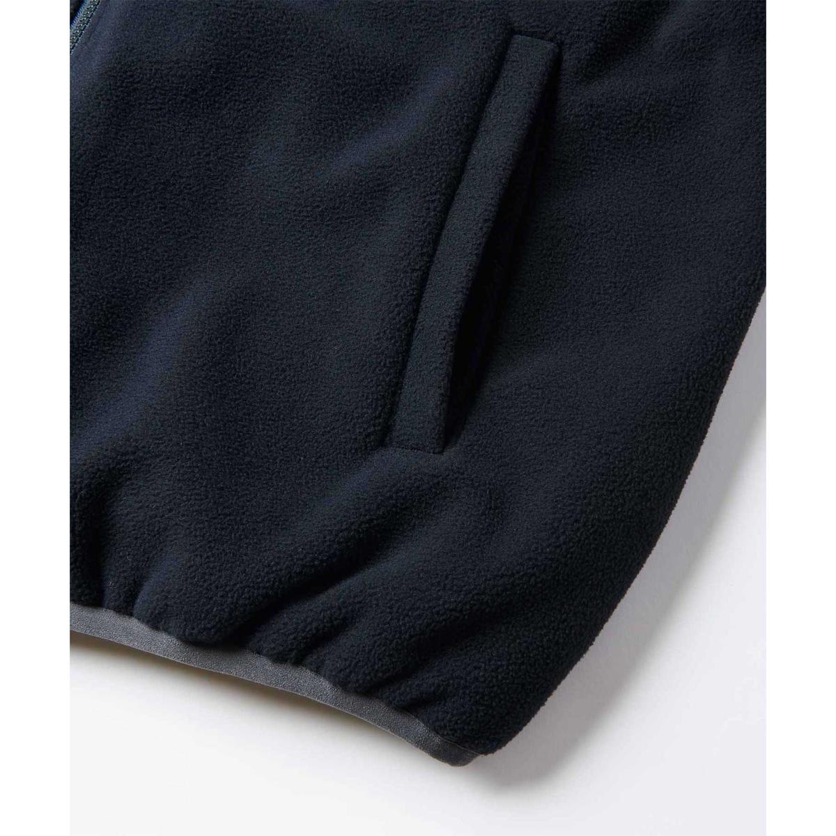 Reversible Fleece Cardigan Dark Navy