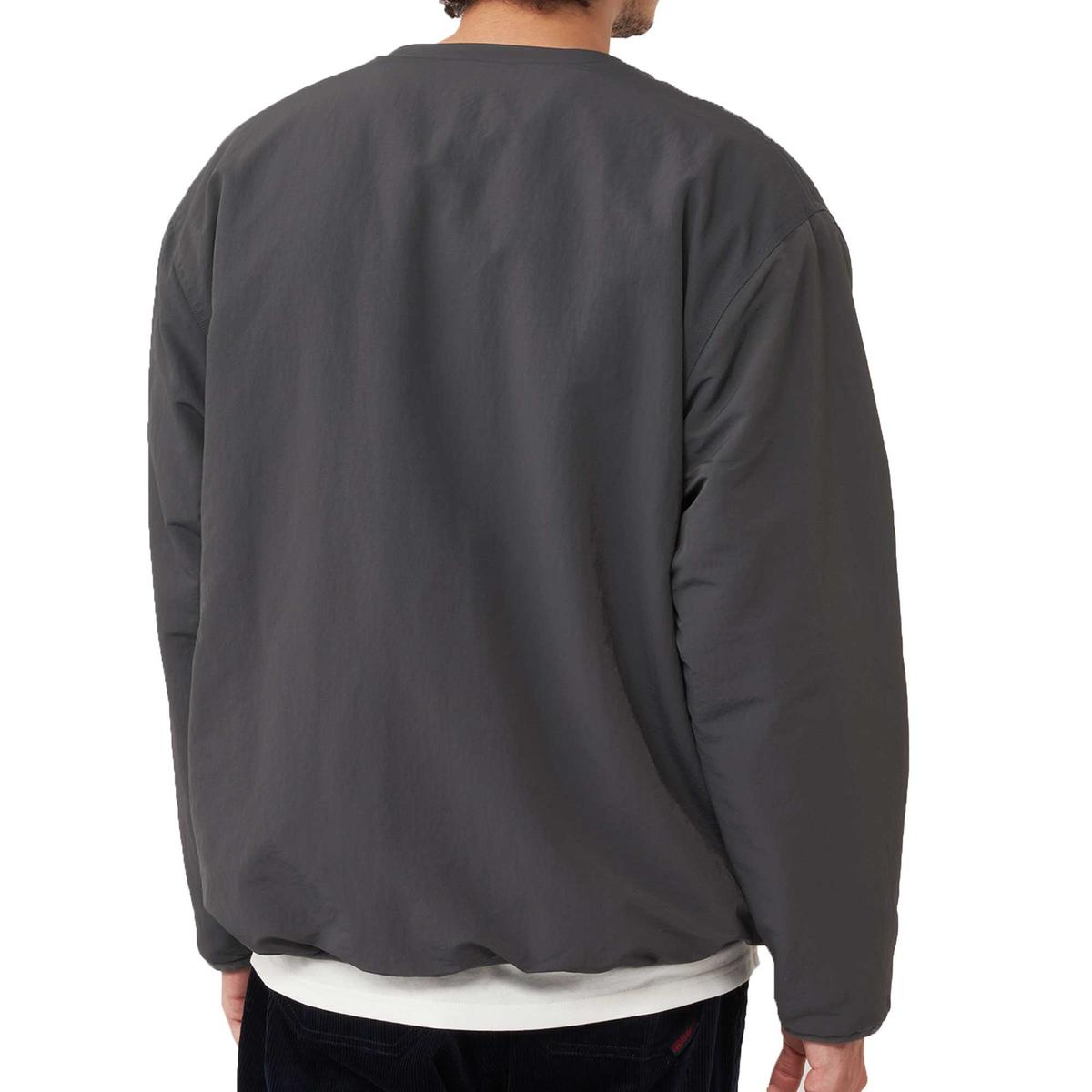 Reversible Fleece Cardigan Dark Navy