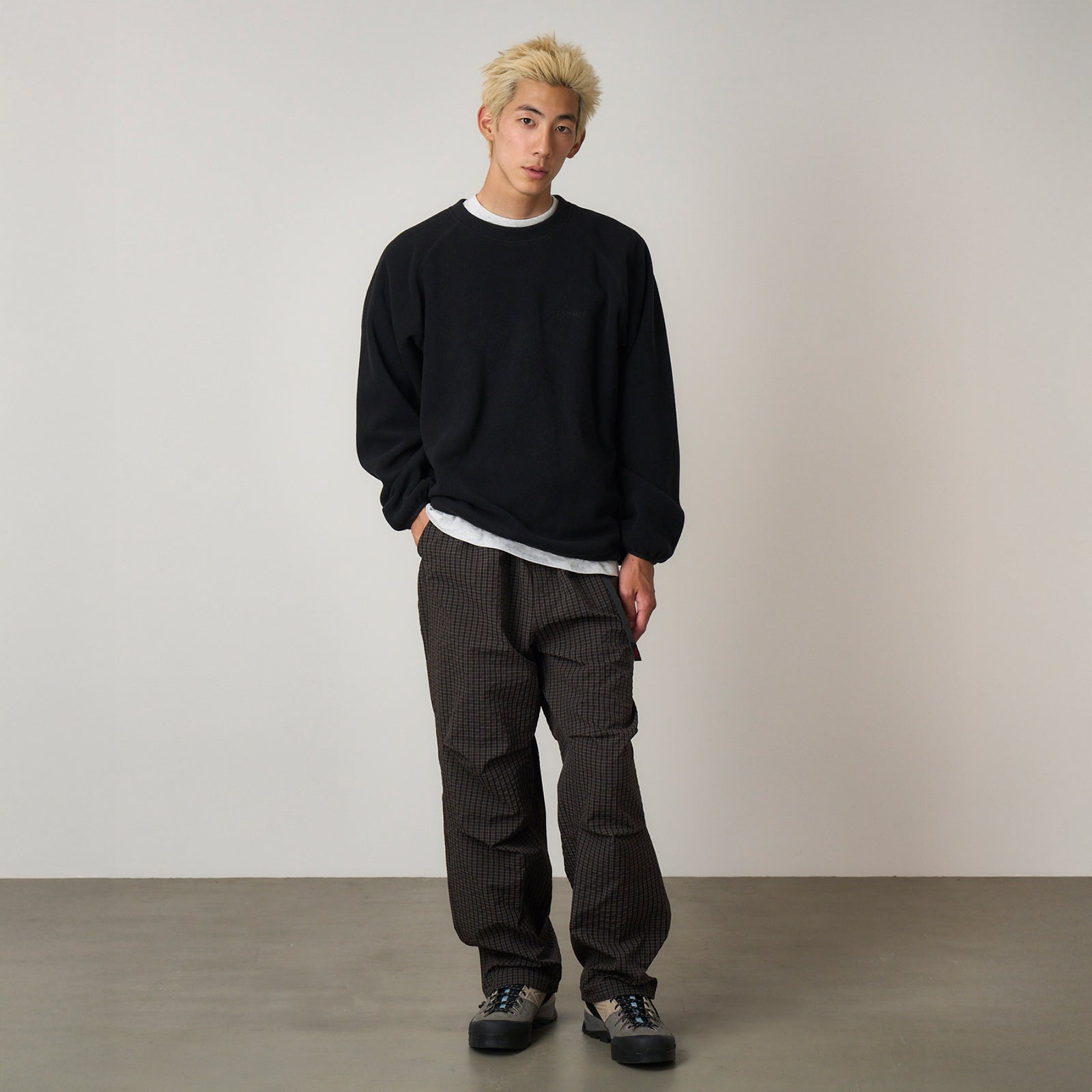 Northside Plaid Pant Deep Brown
