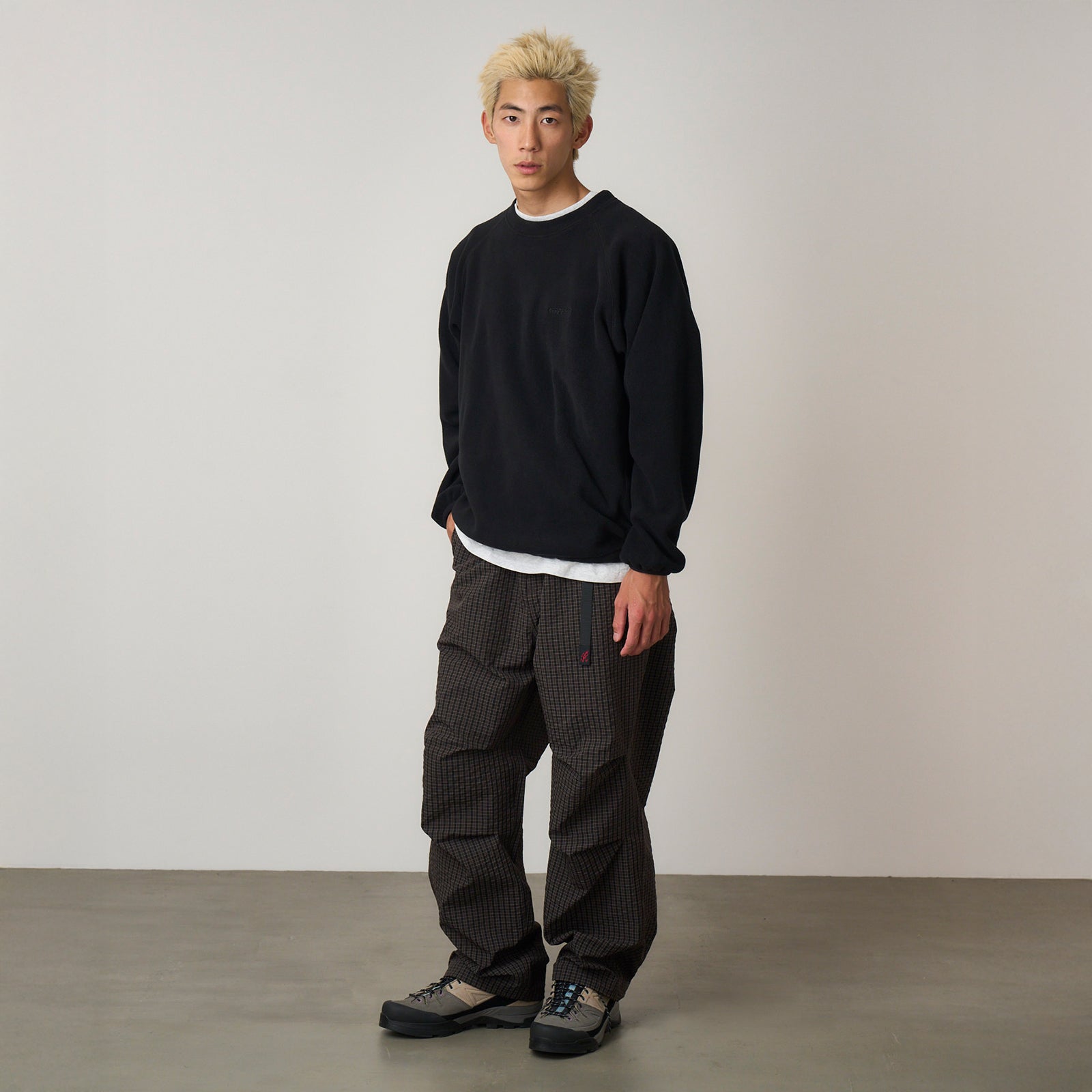 Northside Plaid Pant Deep Brown