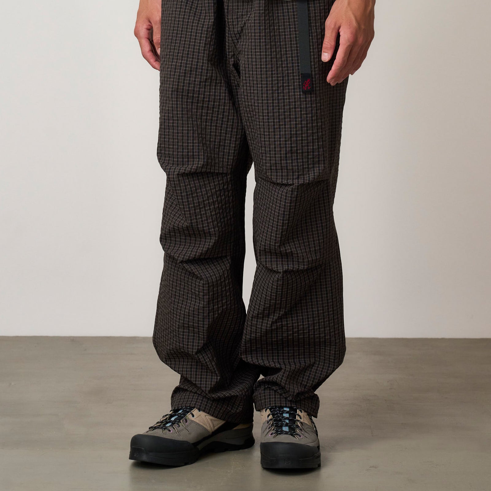 Northside Plaid Pant Deep Brown