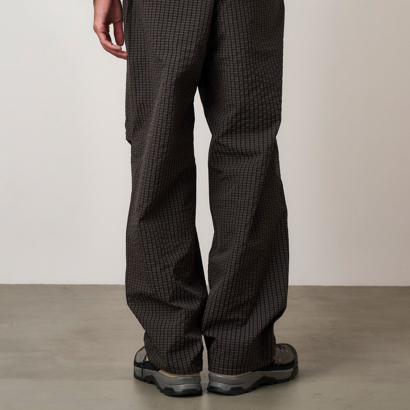 Northside Plaid Pant Deep Brown