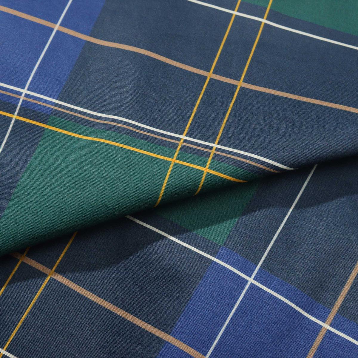 Unique Reversible Off White Green Checked