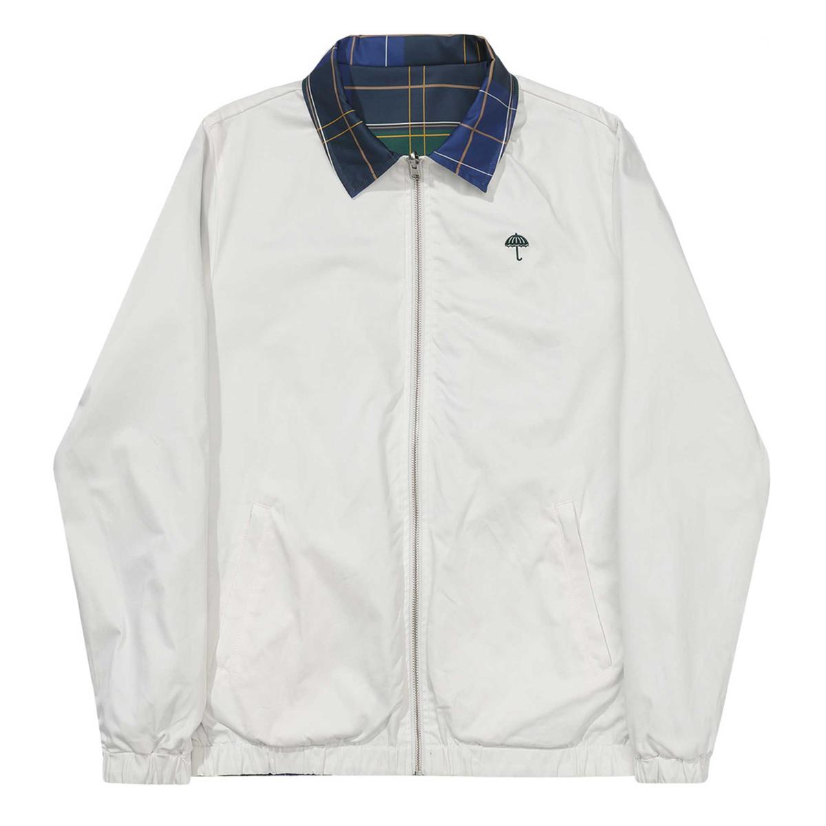 Unique Reversible Off White Green Checked