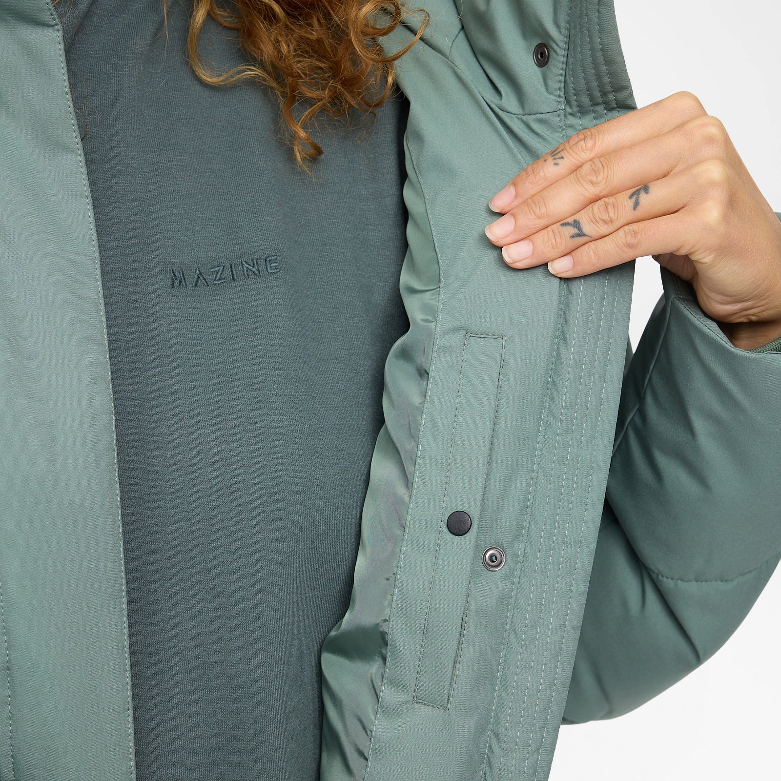 Basic Puffer Jacket Jade