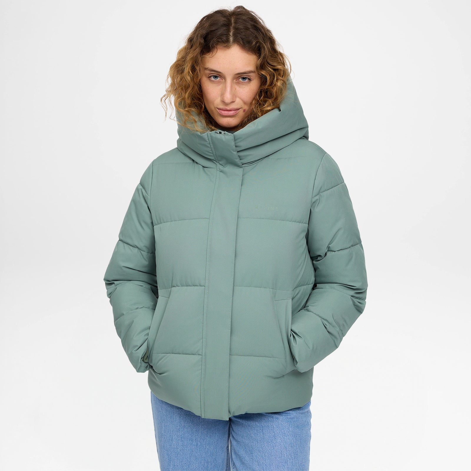 Basic Puffer Jacket Jade