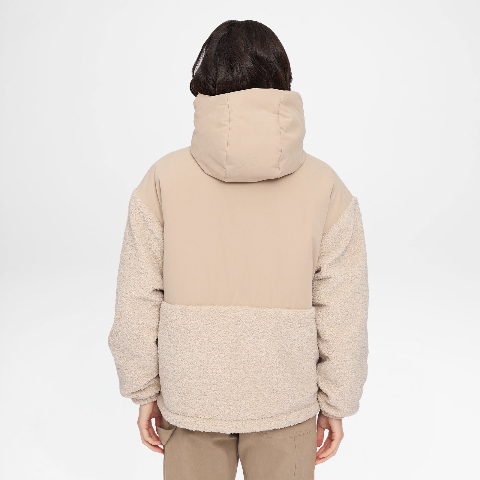 Fabric Blocking Jacket Oat Natural