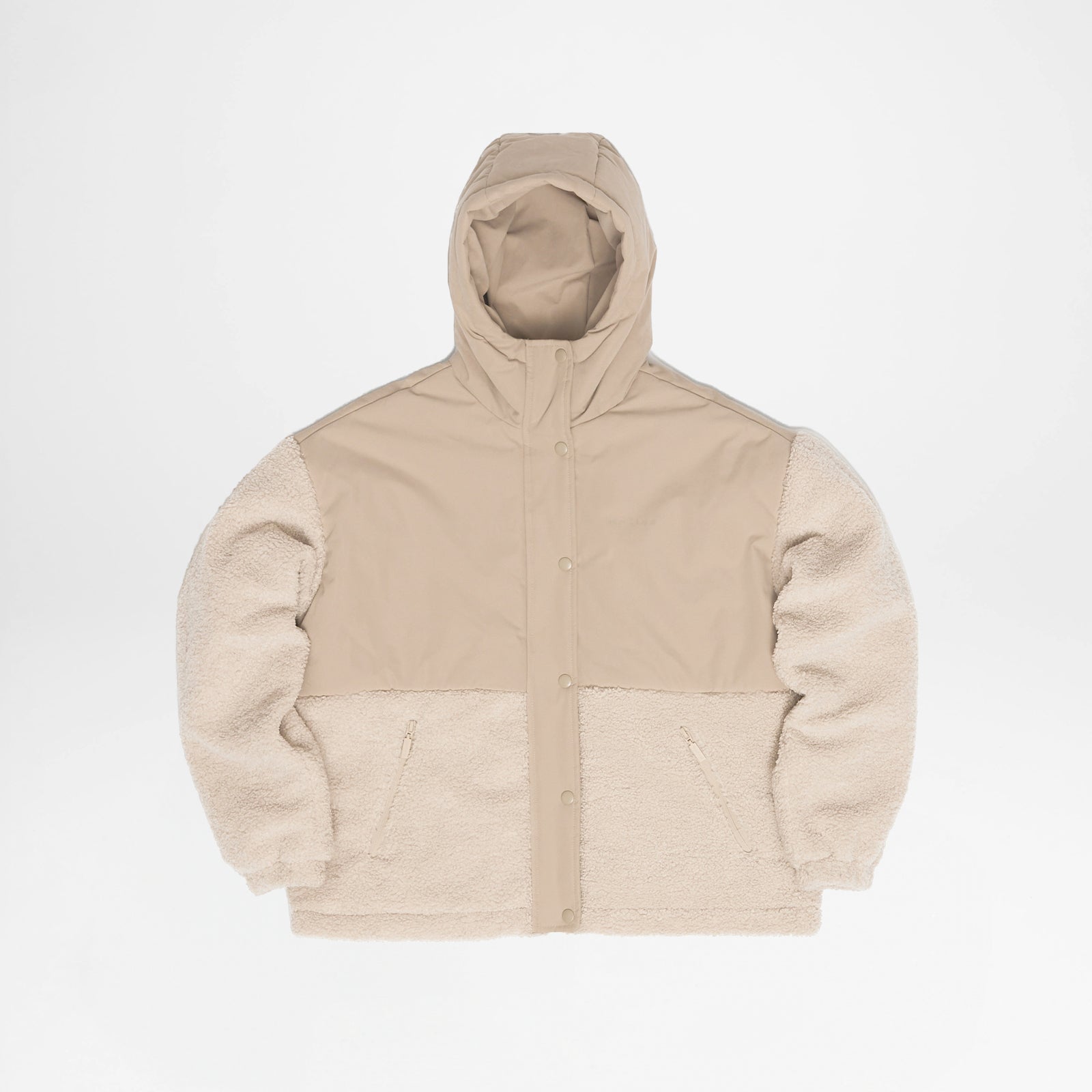 Fabric Blocking Jacket Oat Natural