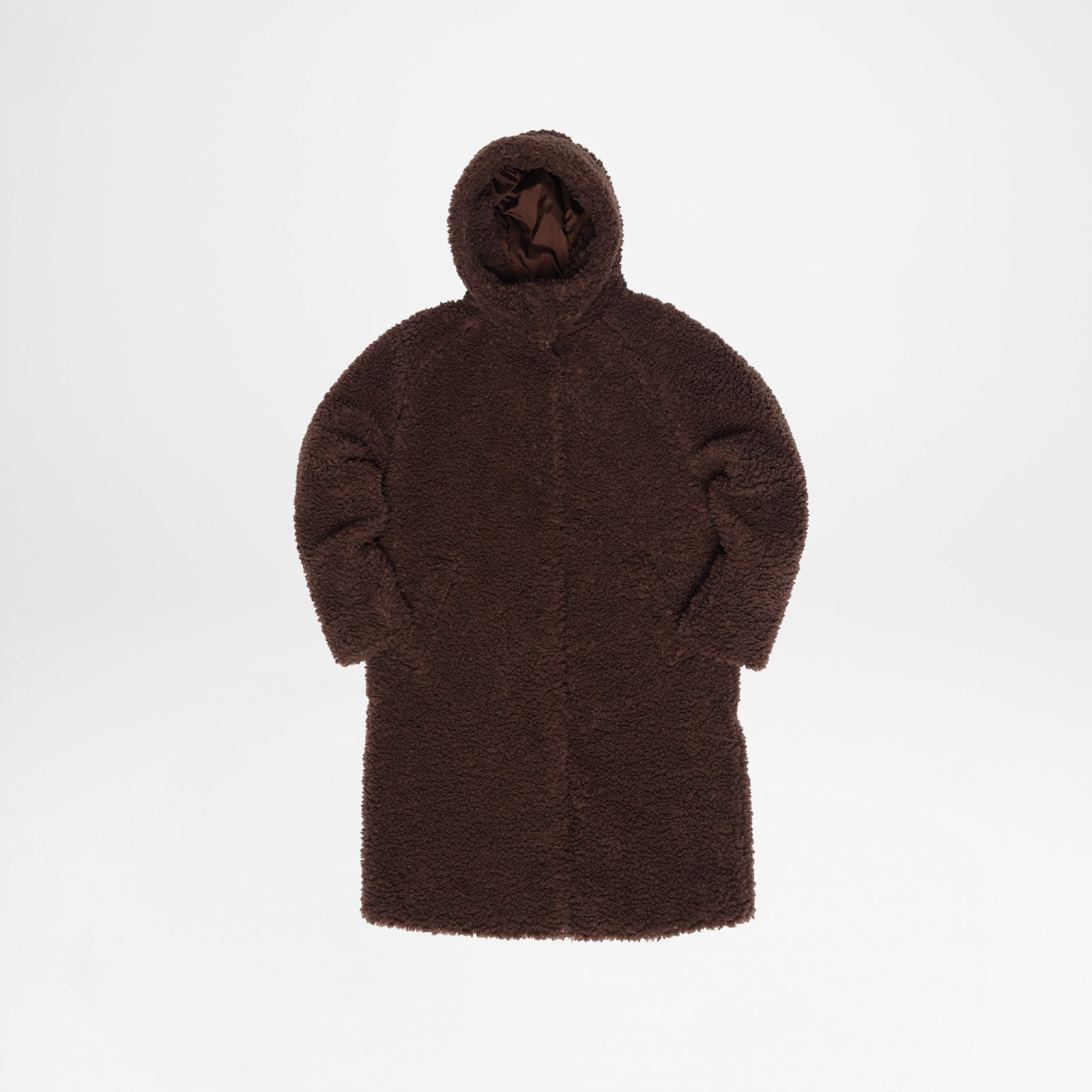 Faux-Fur Coat Chestnut