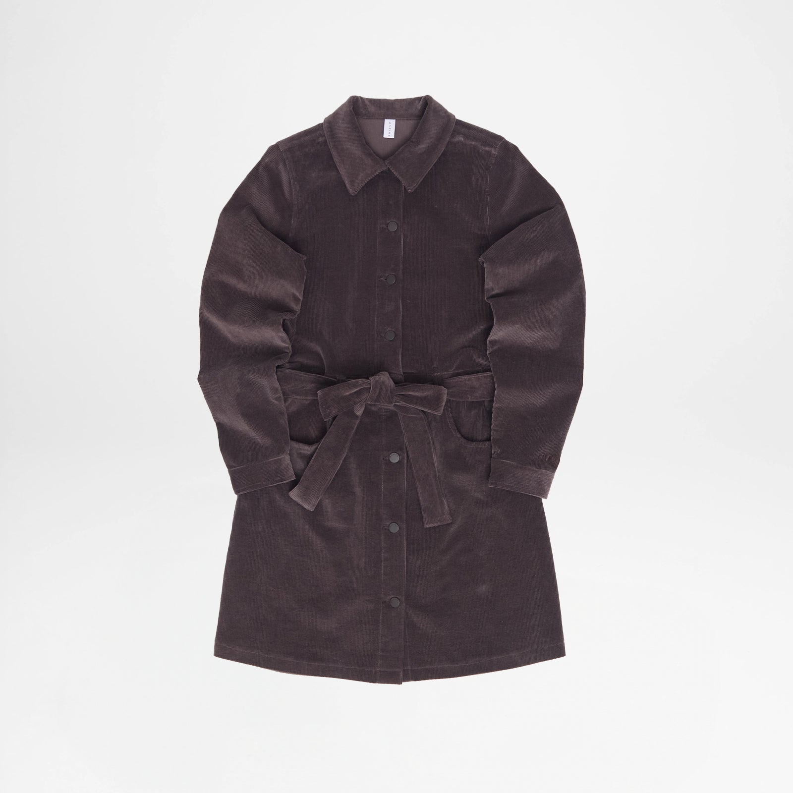 Corduroy Dress Eggplant