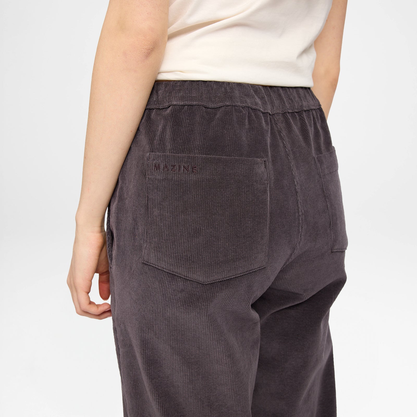 Corduroy Pants Eggplant