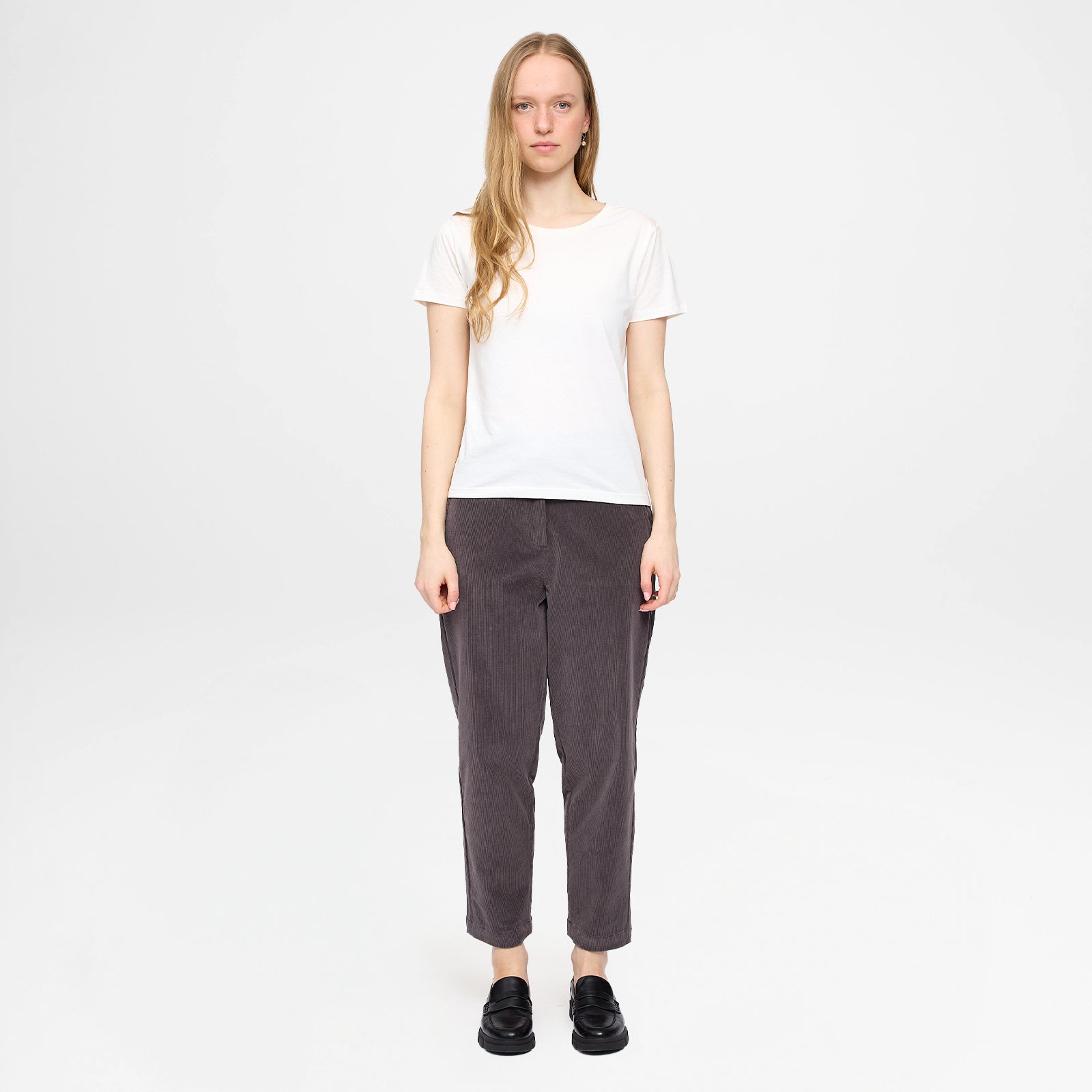 Corduroy Pants Eggplant