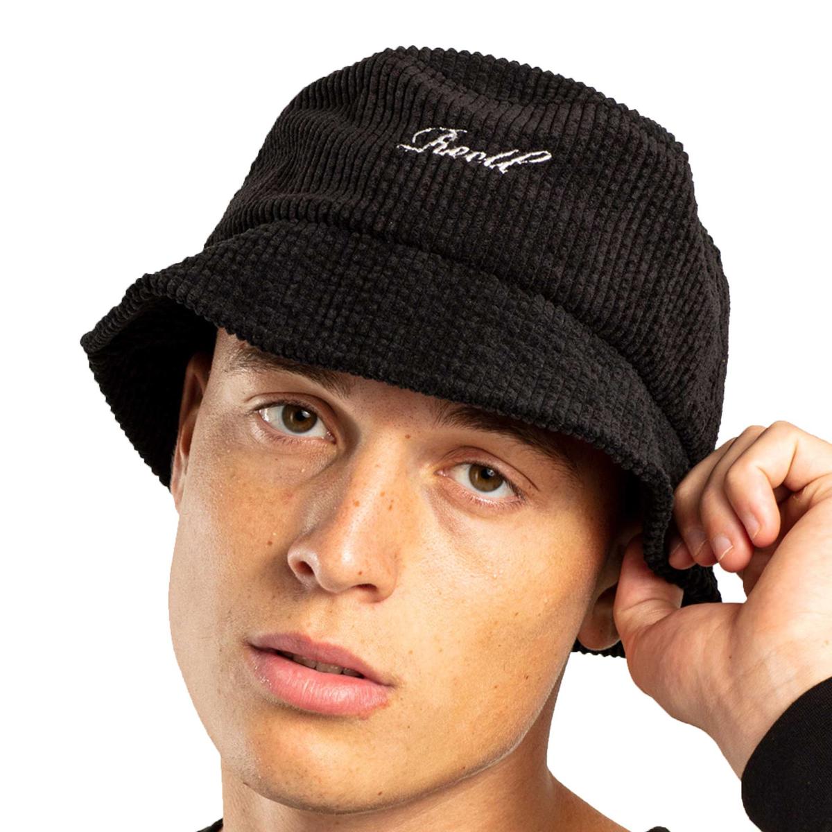 Bucket Hat Black Cord