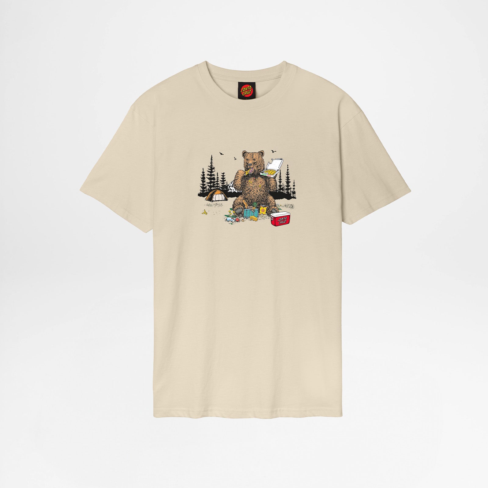 Pizza Bear Blond Wood