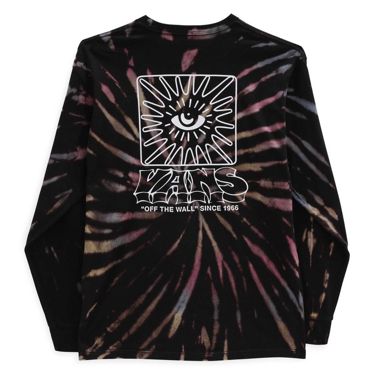Long Sleeve All Seeing Space Dye LS Black