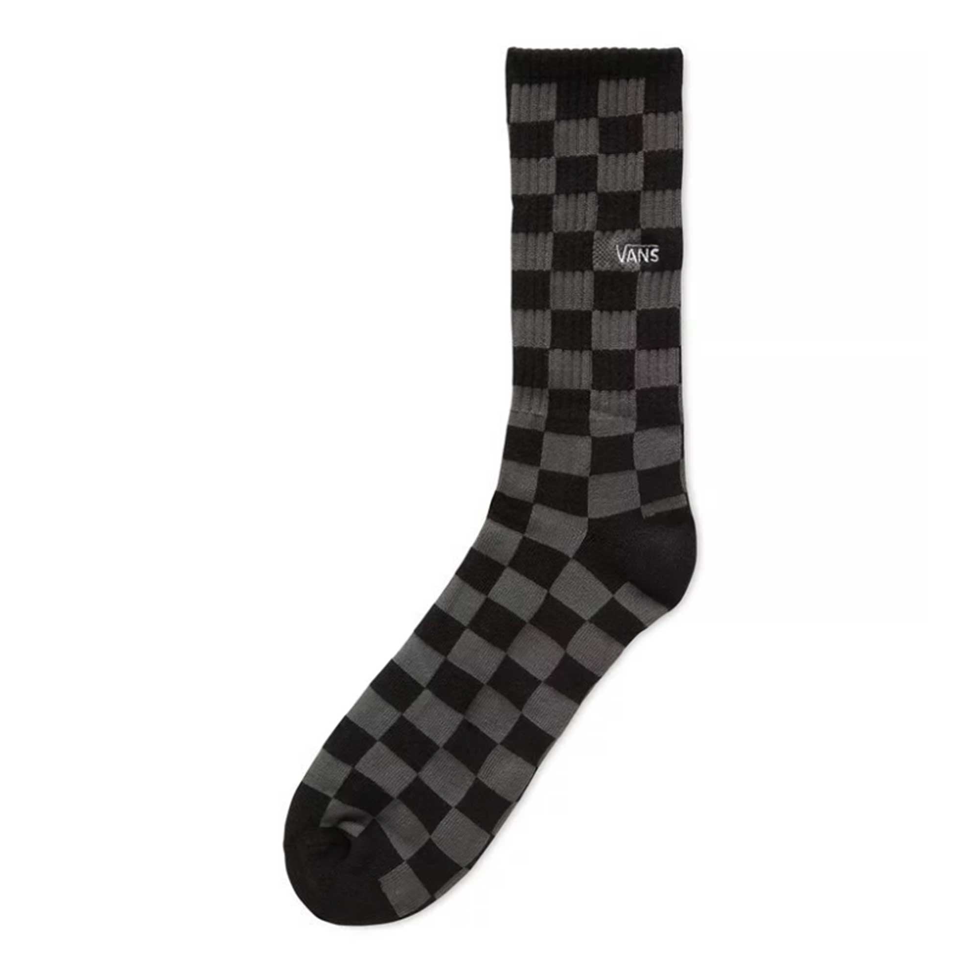 Checkerboard Crew Black Charcoal
